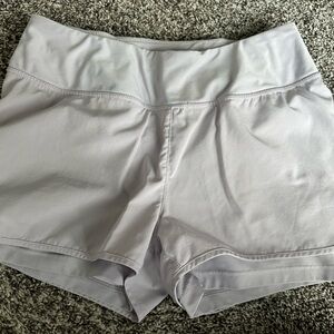 MPG White Athletic Shorts Fitted Style